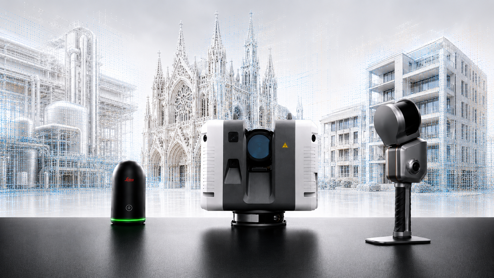 3D-Laserscanner in Industriehalle – ScanCORE