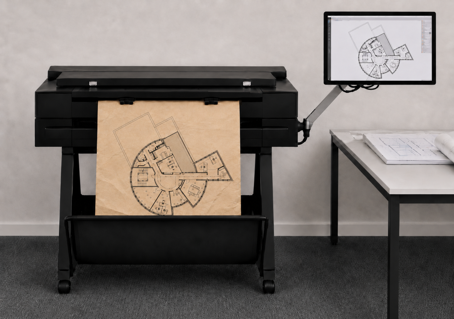 Digitalisierung von Papierplänen